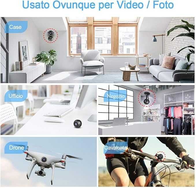 Mini ukryta kamera szpiegowska,przenośna z czujnikiem HD 1080P (185b)