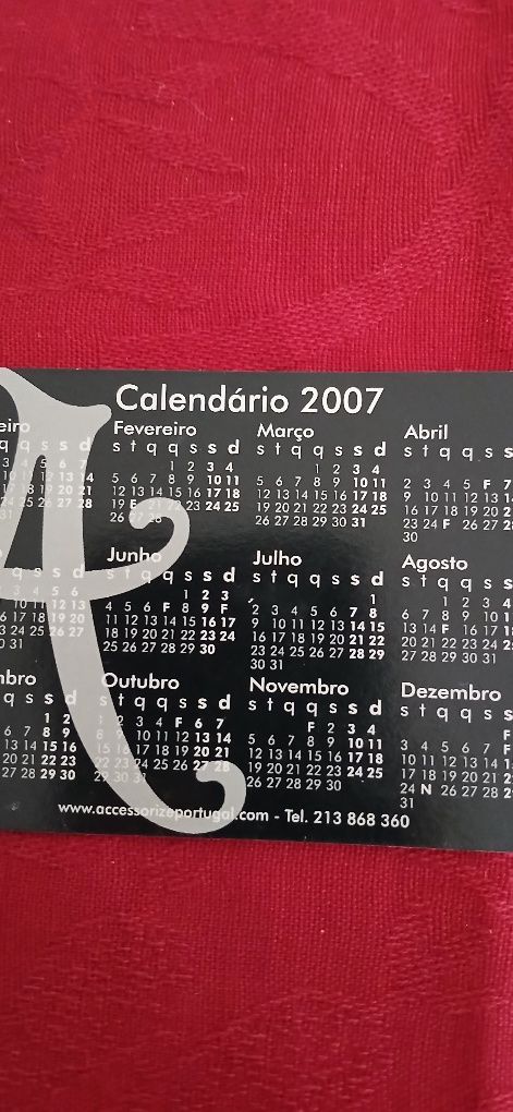 Calendario de bolso Claudia Shiffer