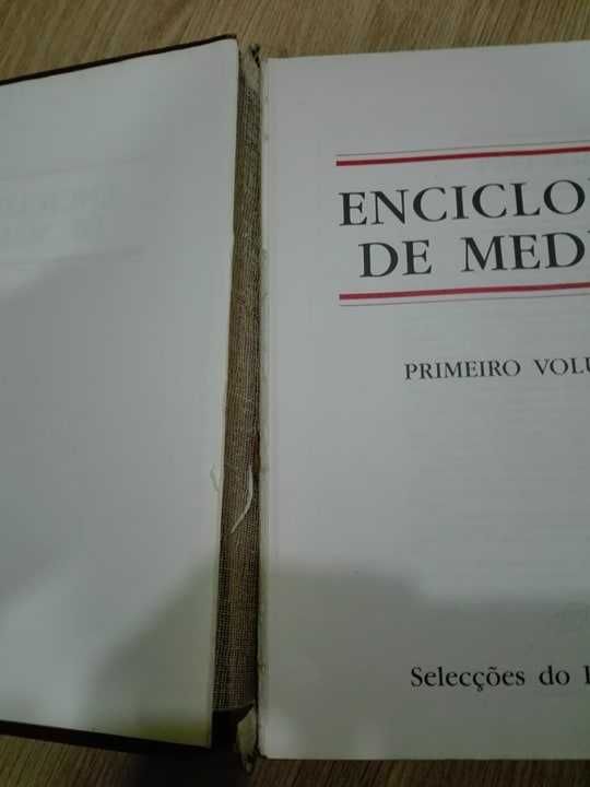 Conjunto 2 livros "Enciclopédia de Medicina"