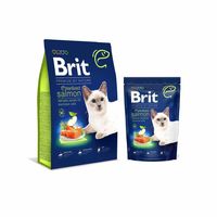 АКЦИЯ! Корм для котов Brit Premium by Nature Sterilised Salmon 8 кг.