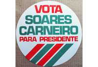 Cartaz redondo Soares Carneiro 1980