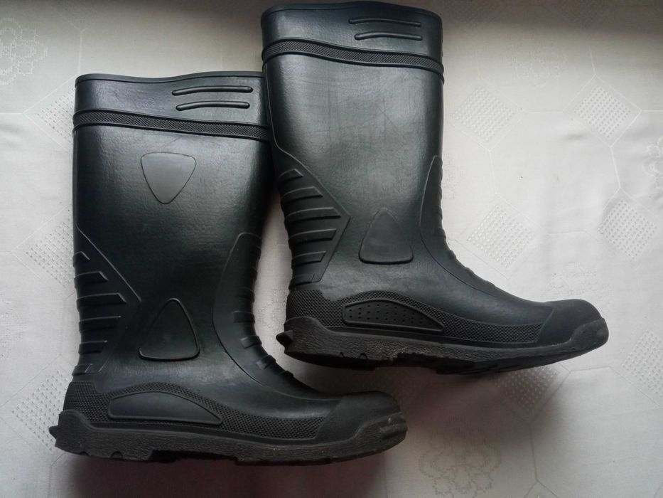 Silber ochronne buty gumowe z metalowym podnoskiem r 37 / 24,5