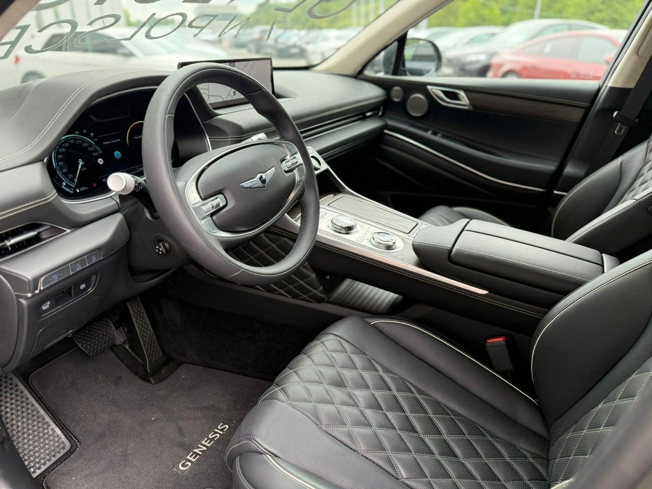 Genesis GV80 Alcantara, kamery 360, lexicon, Android Auto