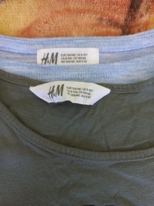 Bluzka, koszulka z krótkim rękawem. H&m 4szt