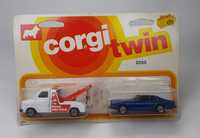 CORGI TWIN - FORD TRANSIT Wrecker + JAGUAR XJ-S, nieotwierany blister