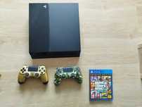 PlayStation4 + 2 pady + GTA5 Premium