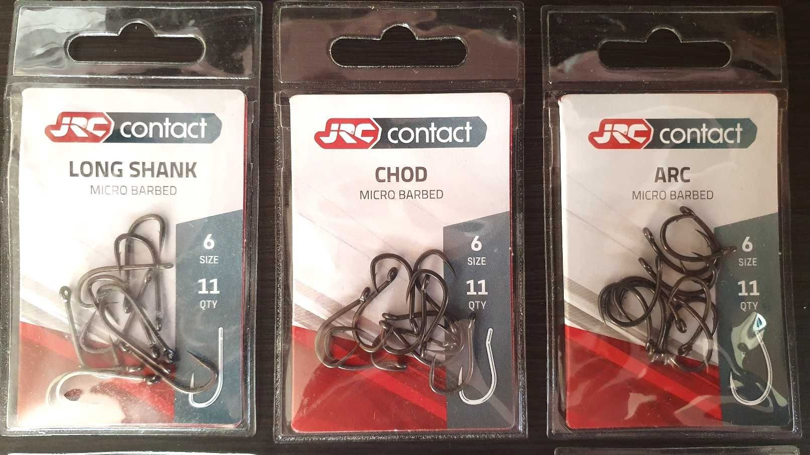 Haki karpiowe JRC Micro Barbed - 6 różnych opakowań - rozmiar 6