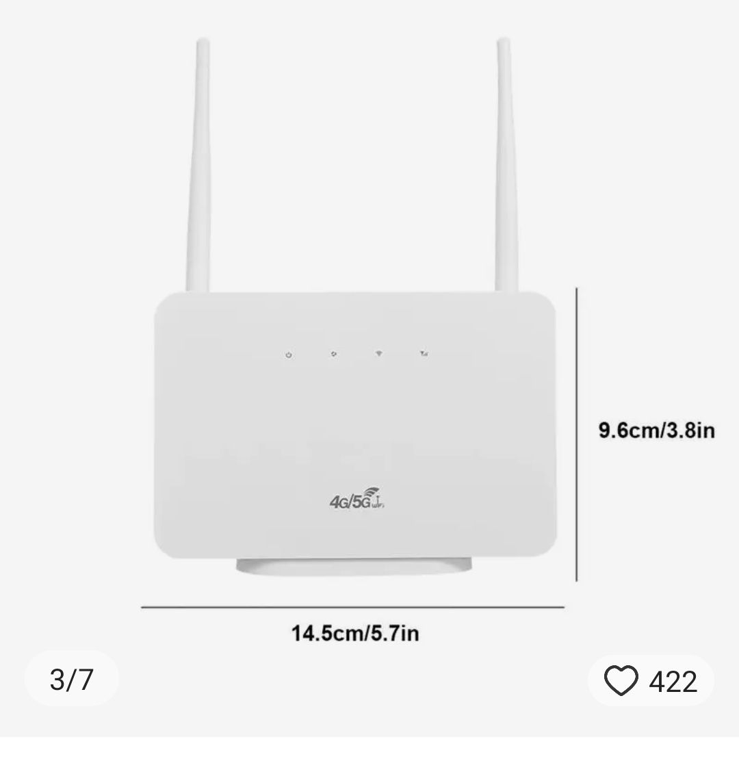 4G Wifi  Модем  роутер  sim cаrd