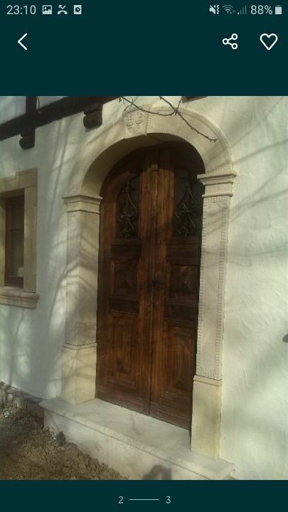 Portal kamień piaskowiec nadproże