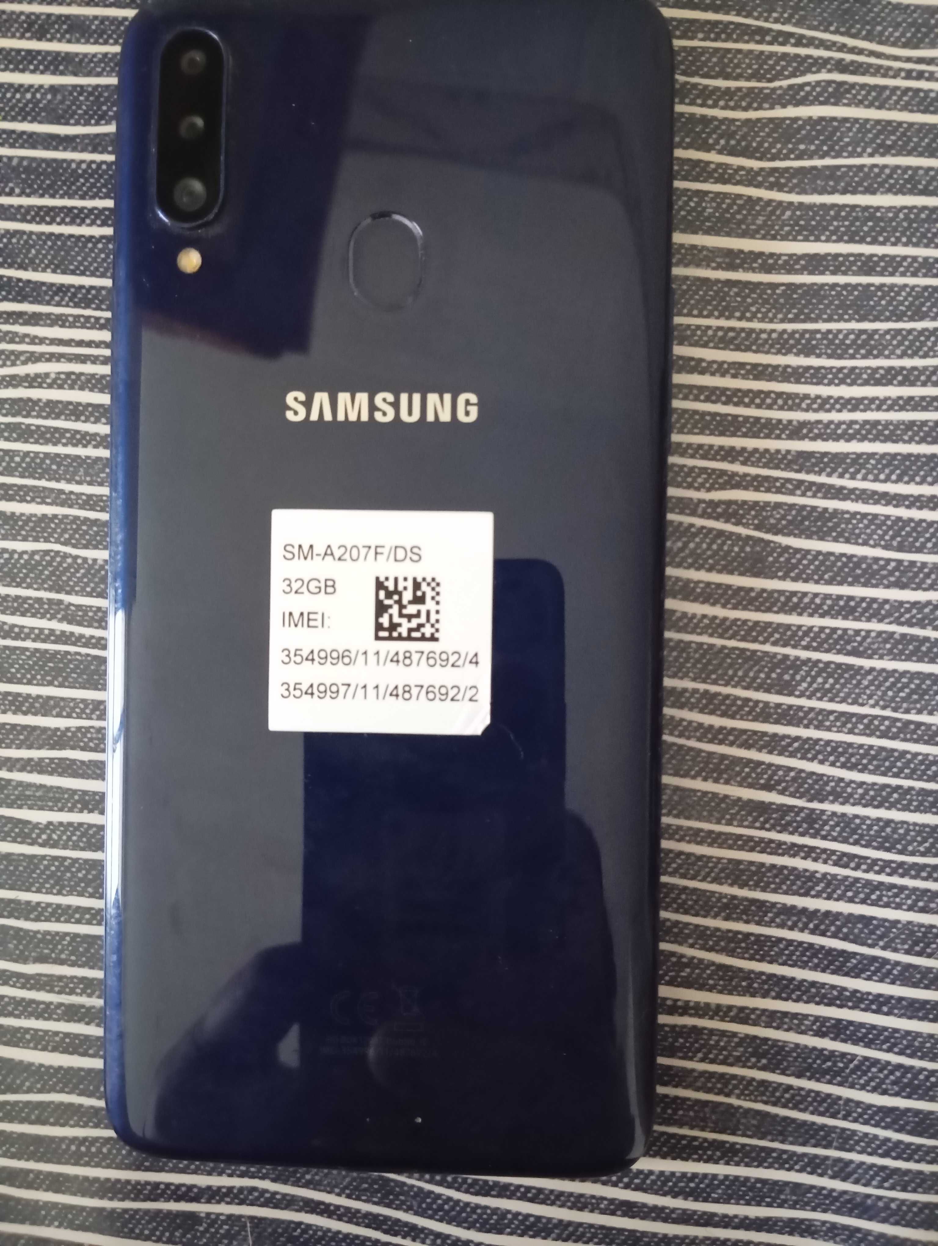 Samsung A 20 S, cor Azul