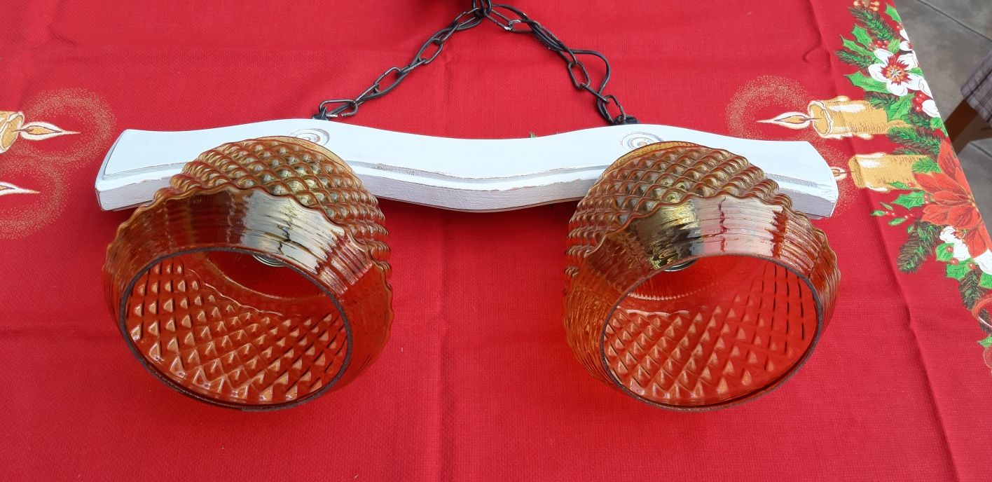 Lampa sufitowa 2 klosze