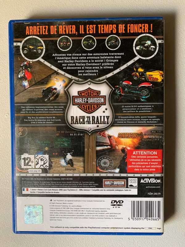 [Playstation2] Harley-Davidson Motor Cycles Race To The Rally