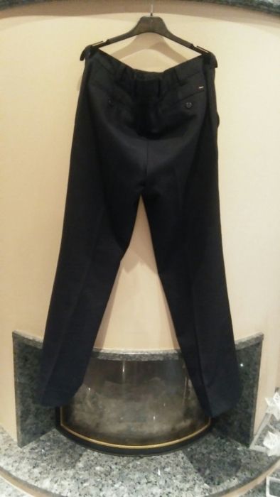 Spodnie męskie do garnituru marki Oakman L 30% wełny kupione w Tkmaxx