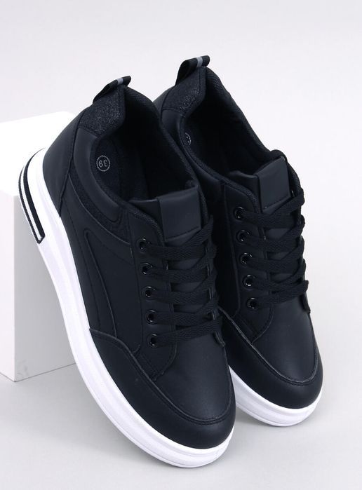 Sneakersy Na Koturnie Cheeve Black