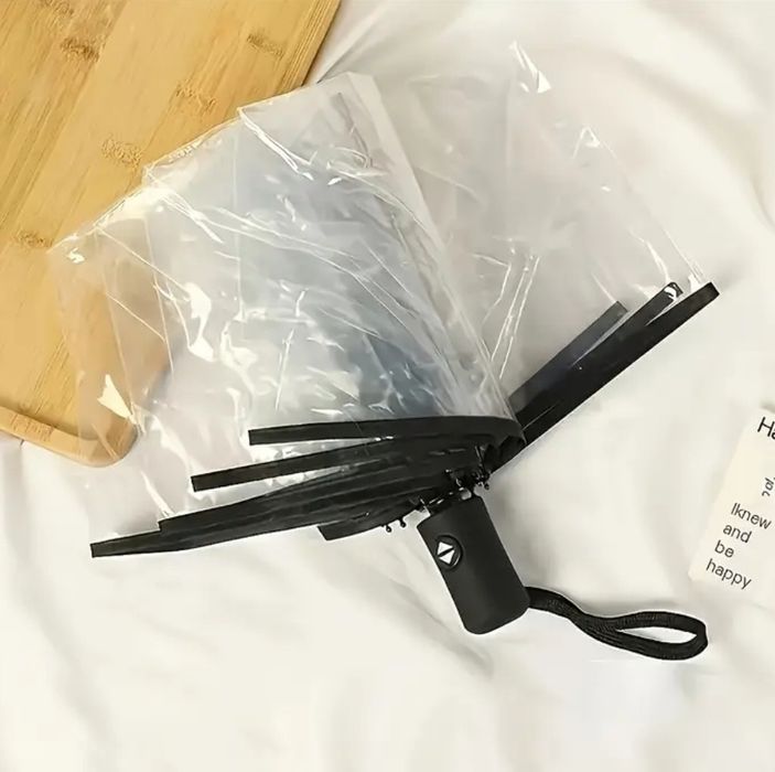 Парасоля прозора, автоматична, дощовик