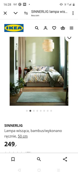 Żyrandol  Ikea nowy