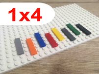 Гладкі кубики для Лего Classic 1х4 - 100 шт