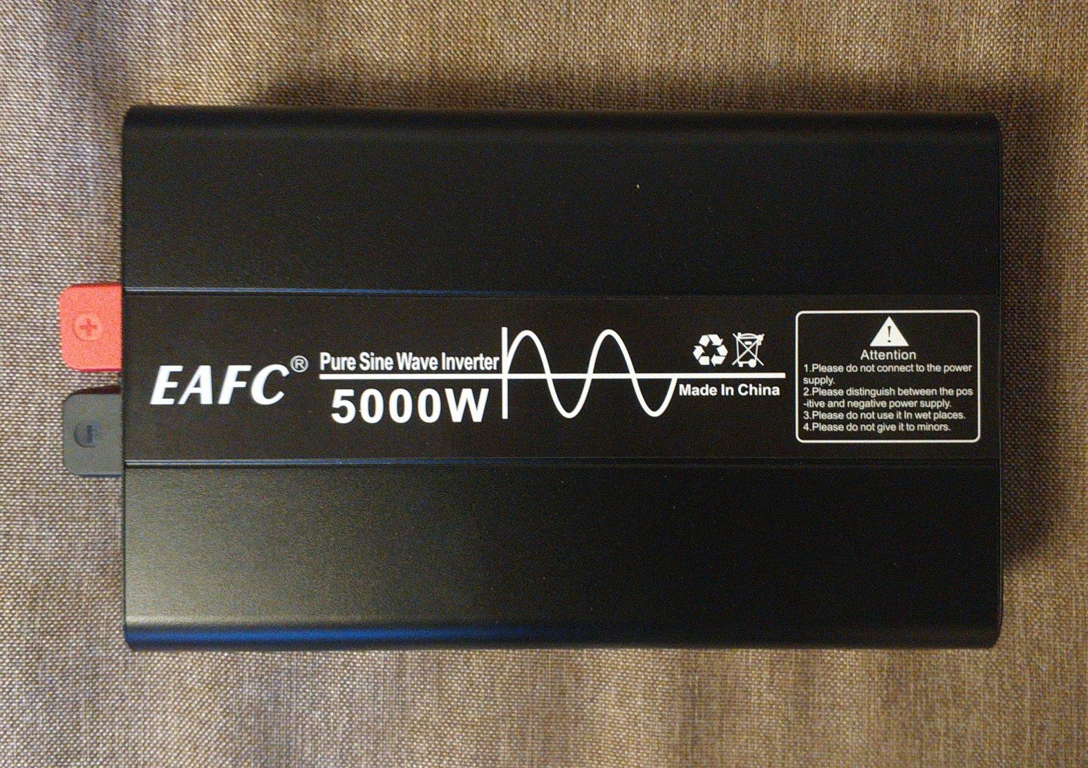 Инвертор EAFC 5000W. Перетворювач з 12v в 220v Iнвертор напруги.