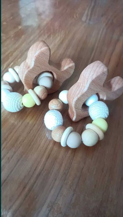 Гризунок- прорізувач дерев'яний новий