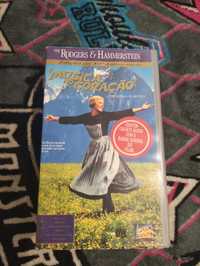 Filme Clássico Americano em VHS,com cassete de música.Musica n Coração