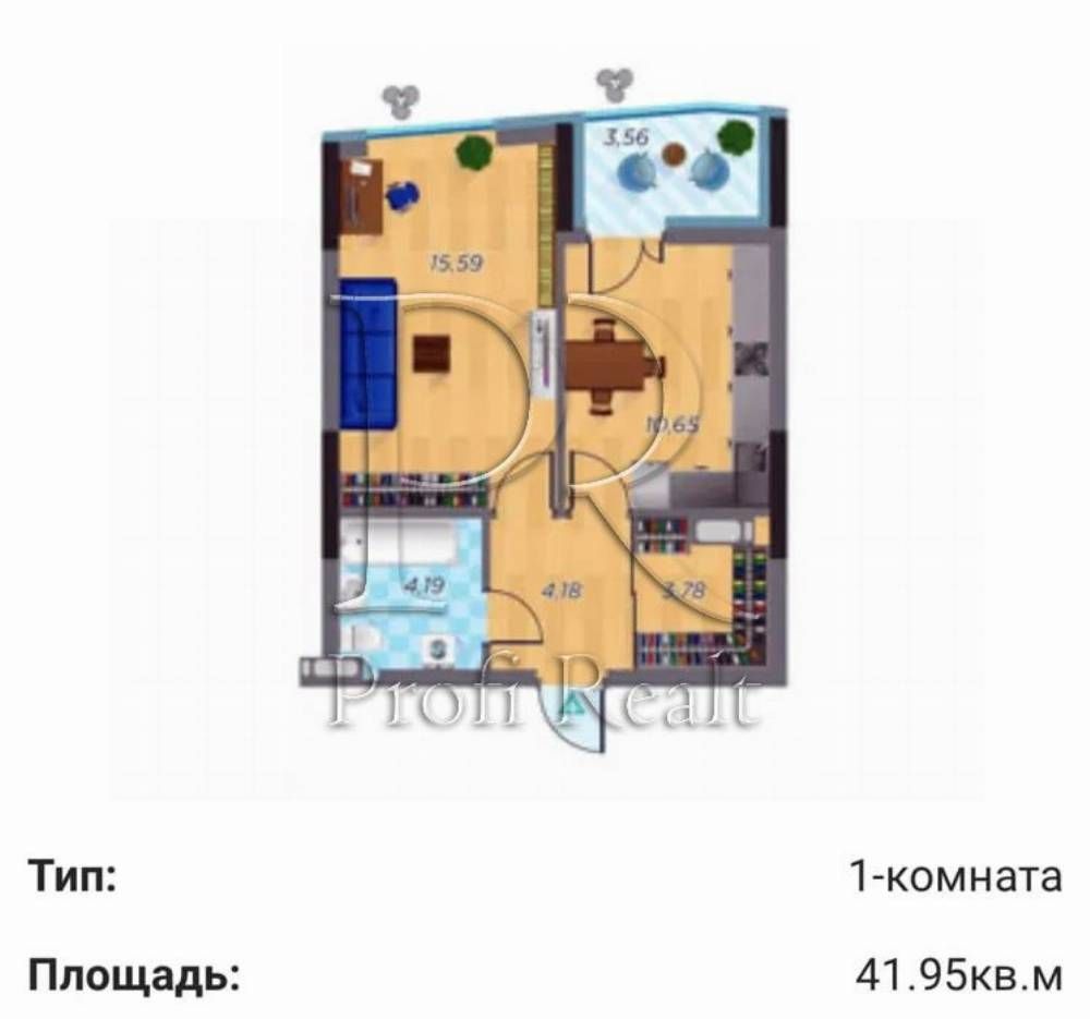 Продаж 1 кімн. квартири в Новобудові ЖК Старт, вул., Шолуденко 30