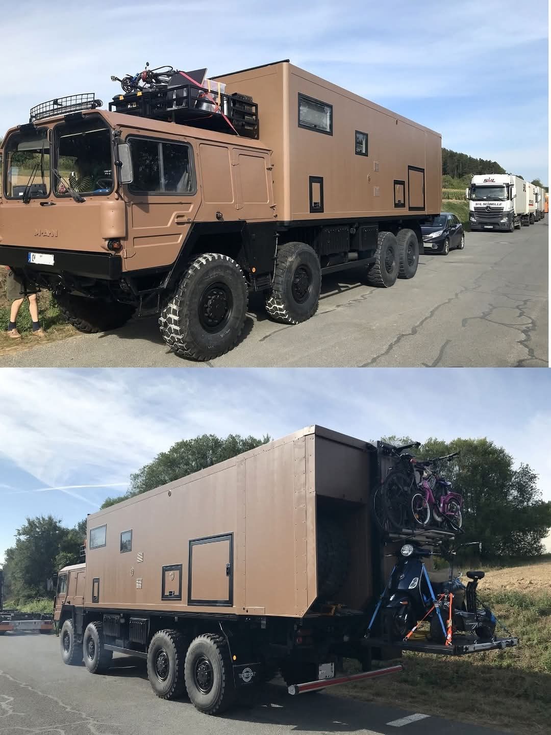 Felgi Pierscieniowe 10.00 r20 Man 4x4 Mercedes Iveco 10szpilek Balony