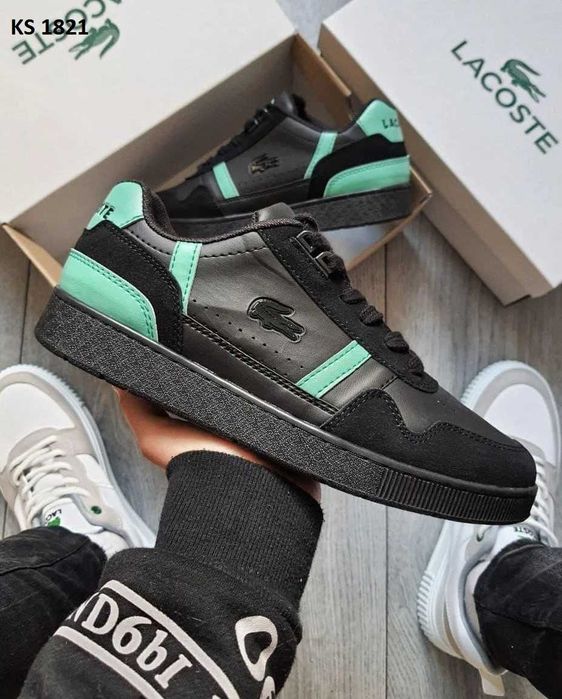 Кросівки Lacostе Black Green. АРТ: KS 1821