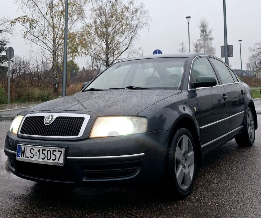 Skoda Superb 1.9Tdi 130km Manual Hak Grzane Skóry x4 Opłaty Na Rok Fv
