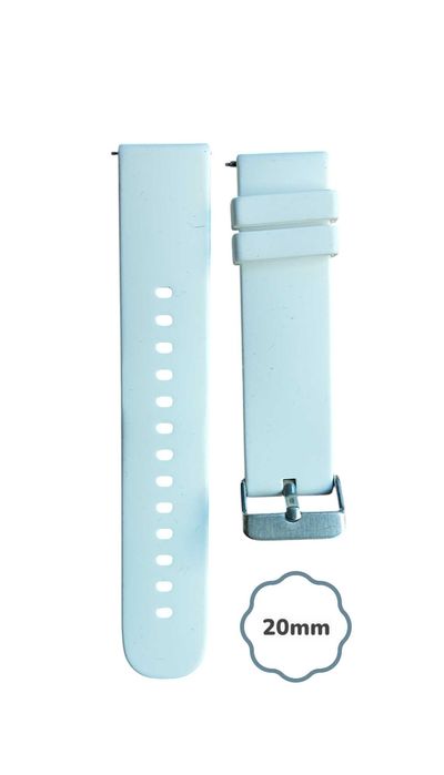 Pulseira Smartwatch Branca 20mm