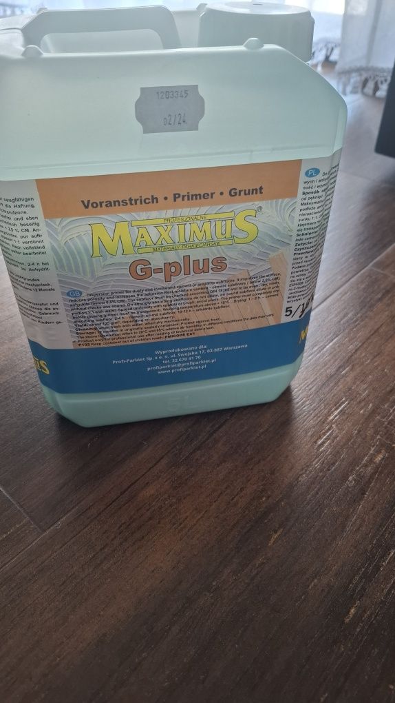 Grunt Maximus do klejów do podłóg i parkietów 3,5l