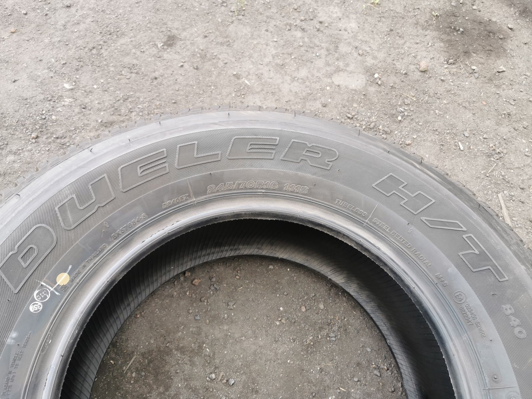 Nowe opony DEMO letnie Bridgestone dueler h/t 840 245/70/16 112S 4szt