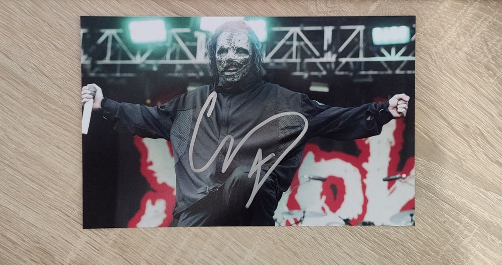Оригинальный автограф Slipknot. Corey Taylor. Кори Тейлор. Эксклюзив!