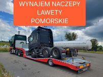 Naczepa laweta niskopodwozie - holuj sam z awarii