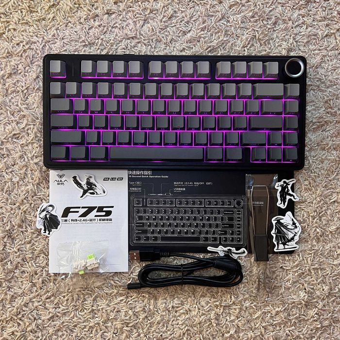 AULA F75 - НОВА Безпровідна Клавіатруа