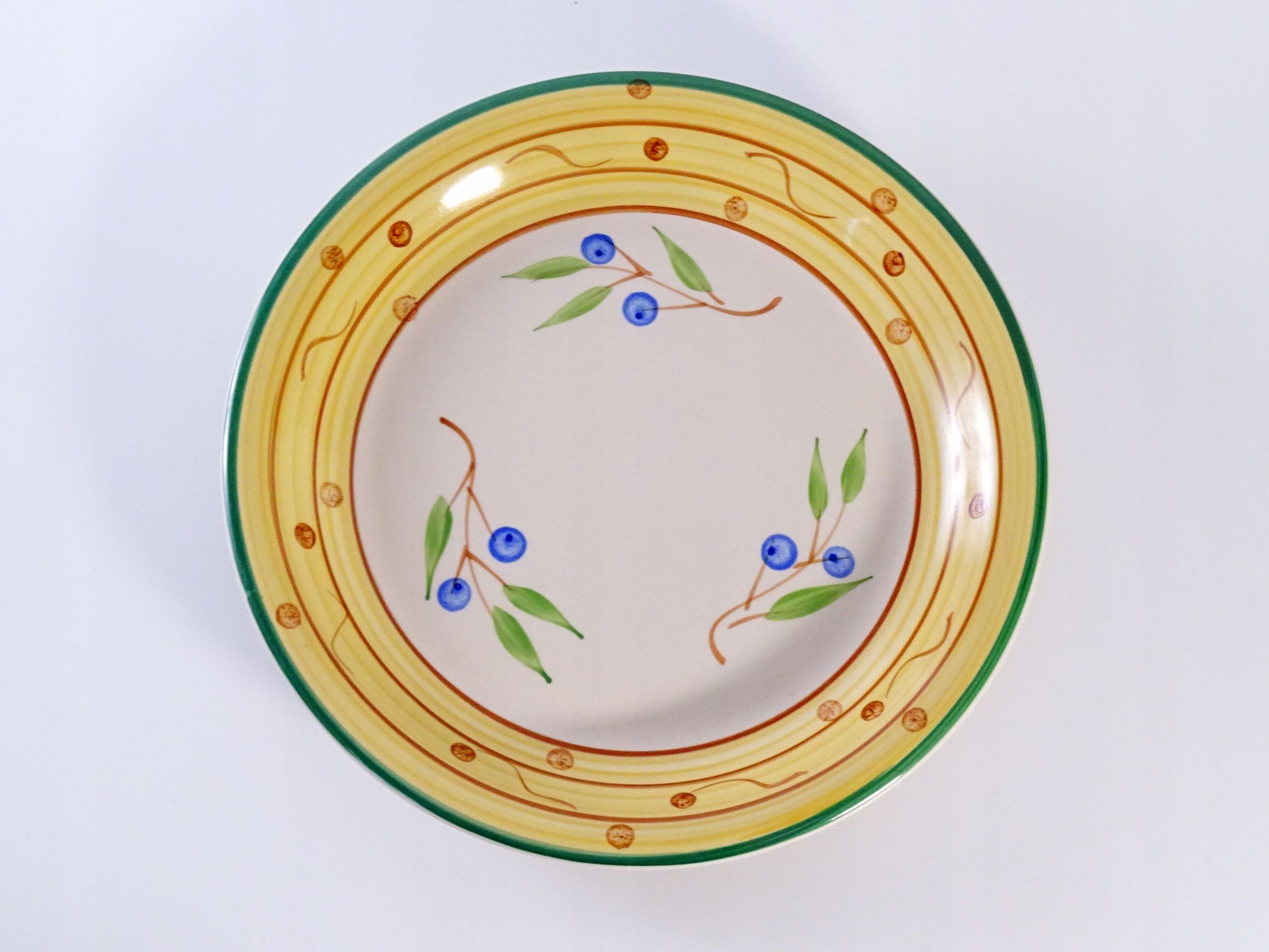 ceramika włoska ręcznie malowana patera