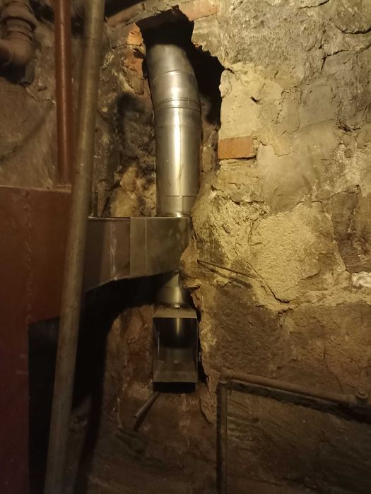 Wkłady kominowe ,rozwiercanie kominów , frezowanie, kominy stalowe