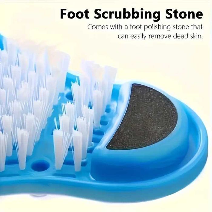 Успокаивающий Легко Чистящиеся Тапочек-Массажер для Ног с Присосками