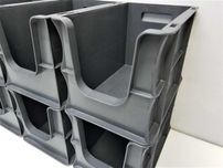 Pojemnik Kuweta Skrzynka Kosz Magazyn Warsztat Garaż Regał Plastikowy.