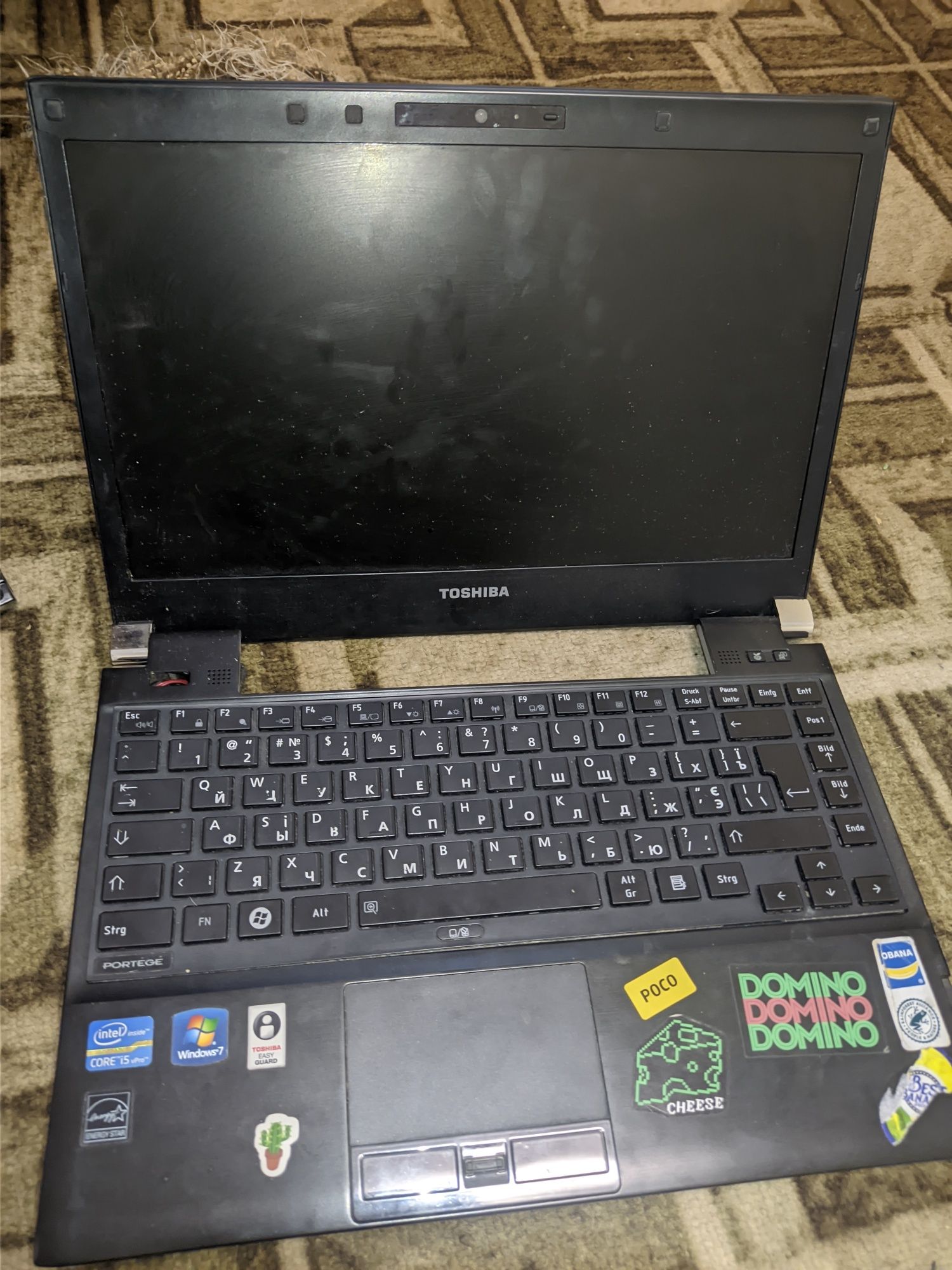 Ноутбук на запчастини Toshiba Portege R930
