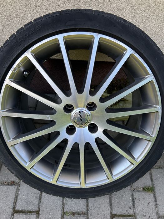 Felgi Borbet R18 4x100 + opony 255/40 – Opel Astra H