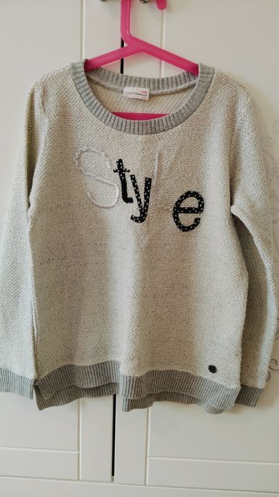 Szary sweterek coccodrillo rozmiar 146