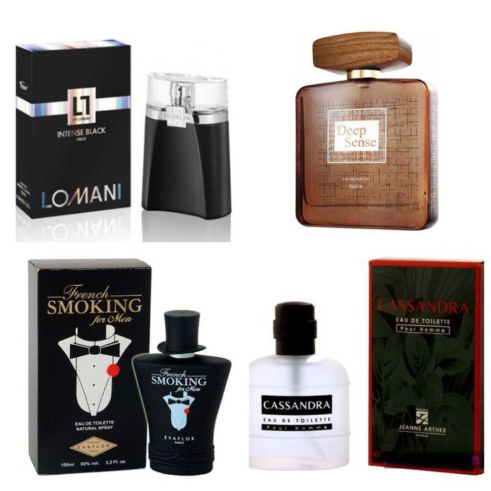 Lomani, Evaflor, Jeanne Arthes, Roger & Gallet, Geparlys, ZARA.