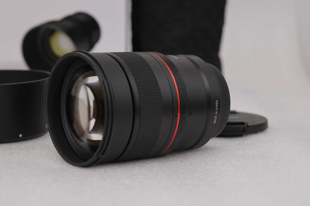 Samyang MF 85 mm f/1.4 Canon RF — manualny obiektyw | Stan bdb