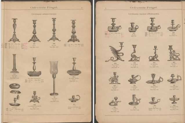 Stare Katalogi A. Marciniak fabryka żyrandoli elektrycznych itp.