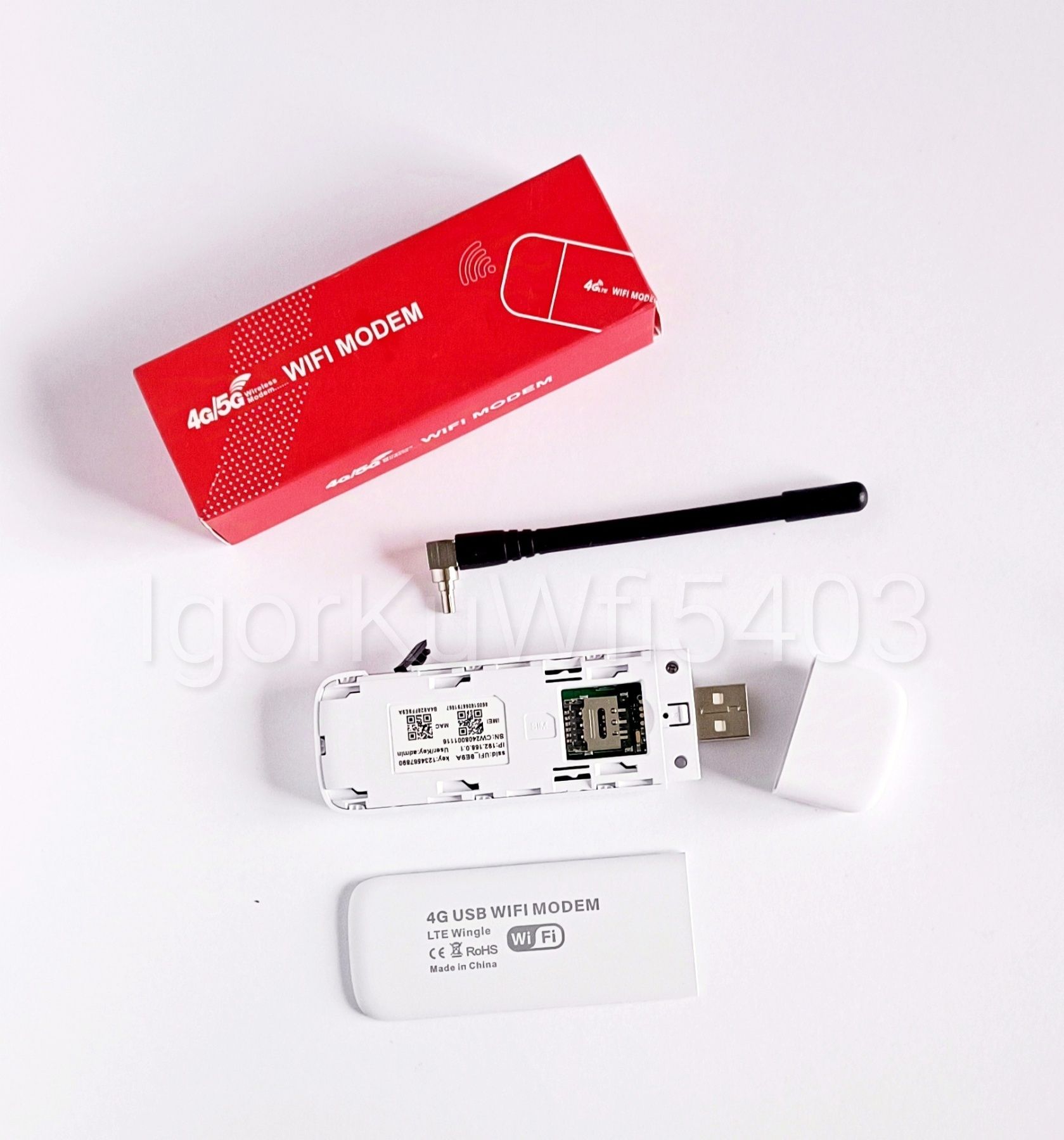 Мобильный 4G/LTE-модем с функцией Wi-Fi роутера с Внешней Антенной