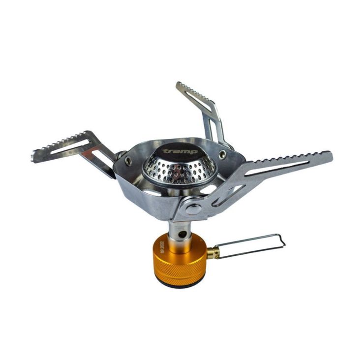 Пальник газовий Tramp складаний з вітрозахистом. Туристичний, компактн