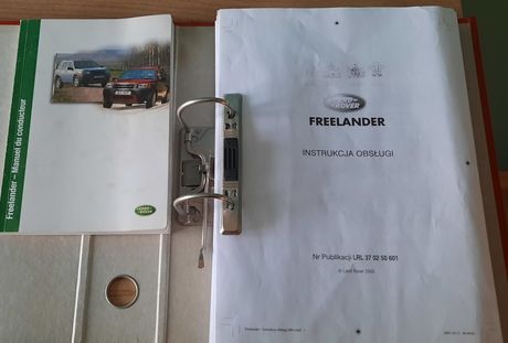 Instrukcja obsługi Land rover freelander