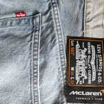 Jeansy Levi's McLaren (limitowana edycja) z grubego jeansu W36L32