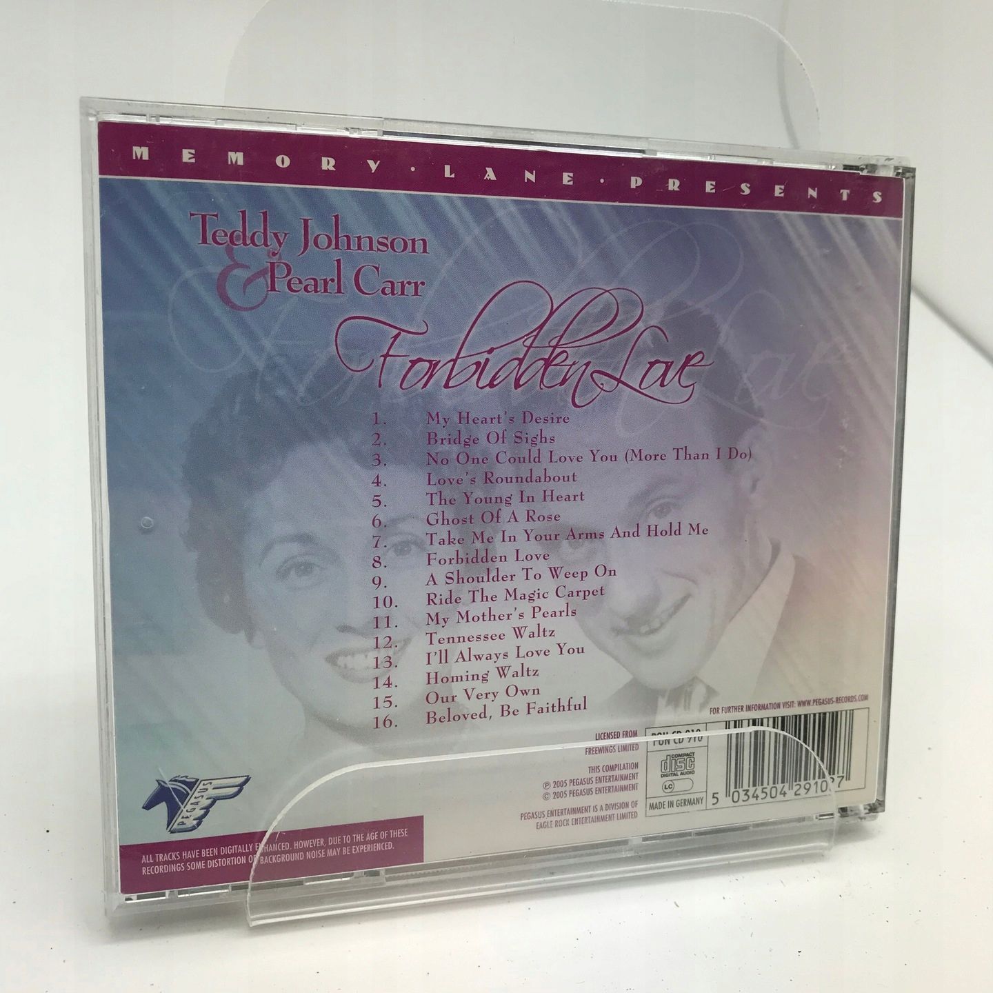 Cd - Teddy Johnson, Pearl Carr - Forbidden Love