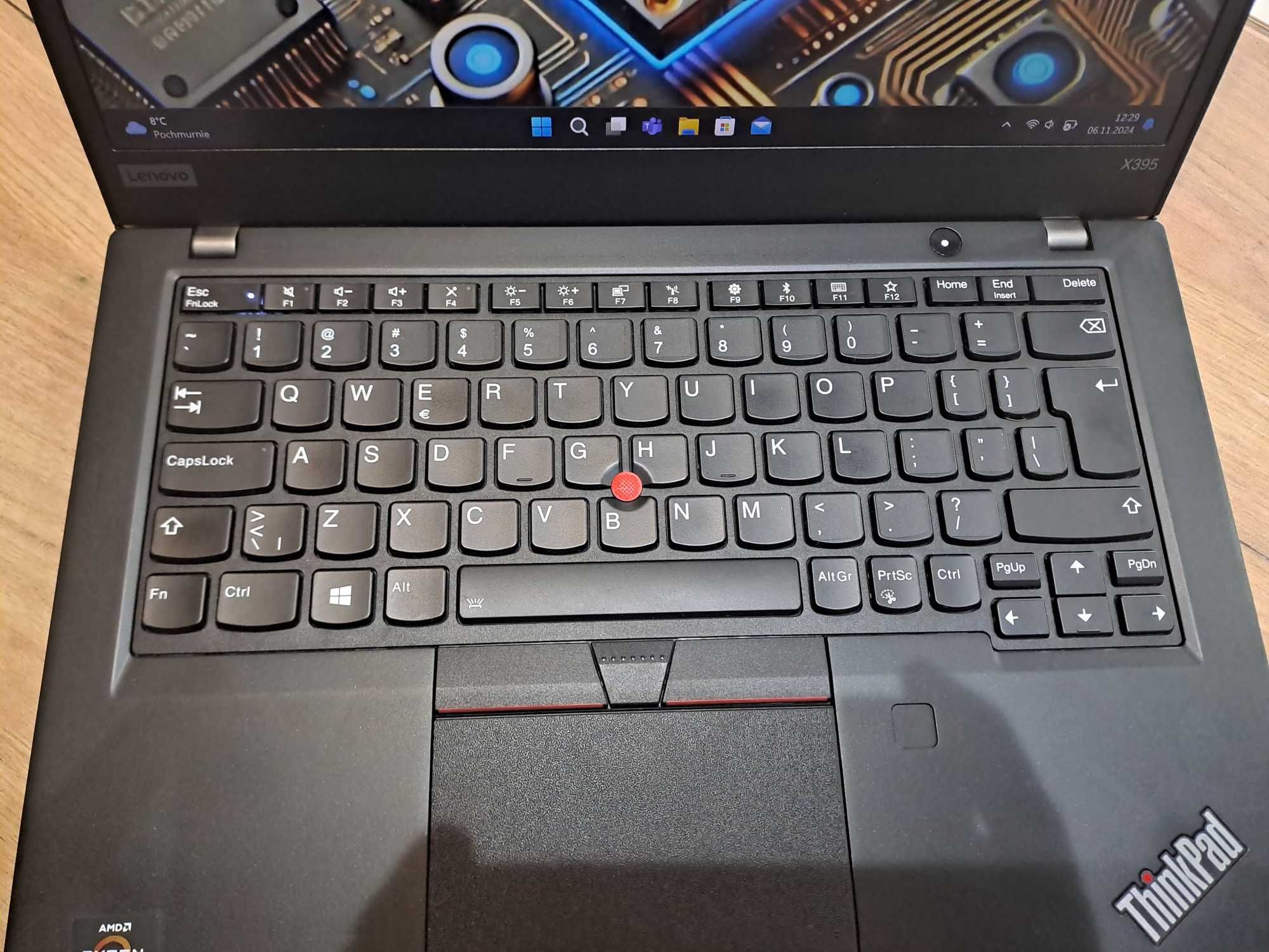 PORĘCZNY Lenovo X395 /Ryzen 5/ Vega 8/ 16GB/ 256GB/ WIN 11 PRO